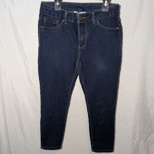 Workshop Republic Clothing Dark Blue Ankle Jeans